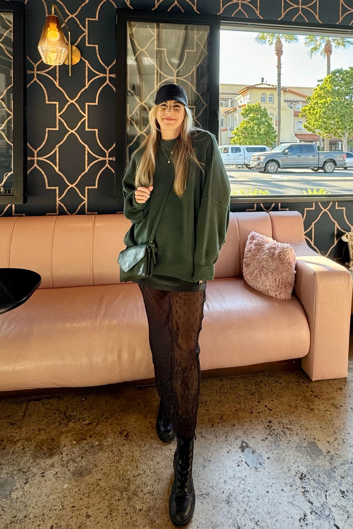 CUTE WEEKEND BRUNCH OUTFIT • free people style 

wearing small in sweater (runs large for oversized look)
small in skirt (tts)

leather skirt, oversized sweater, easy street sweater, leather crossbody

#LTKGiftGuide #LTKSeasonal #LTKstyletip