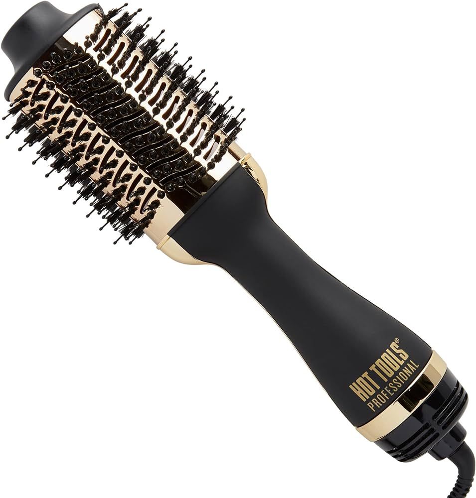 Hot Tools 24K Gold One-Step Hair Dryer and Volumizer | Style and Dry, Professional Blowout with E... | Amazon (US)