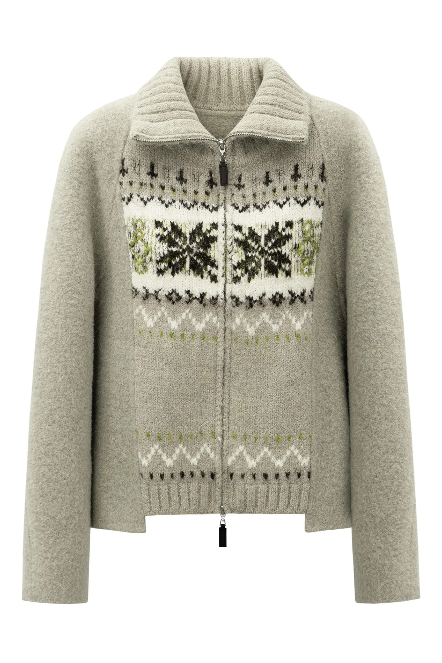 SELFWHO Wool Blend Knitted Woolen Coat | SELFWHO