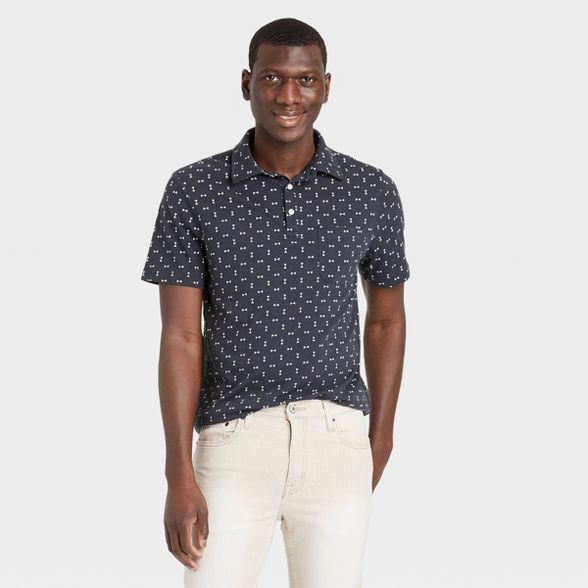 Men's Regular Fit Short Sleeve Collared Polo Shirt - Goodfellow & Co™ | Target
