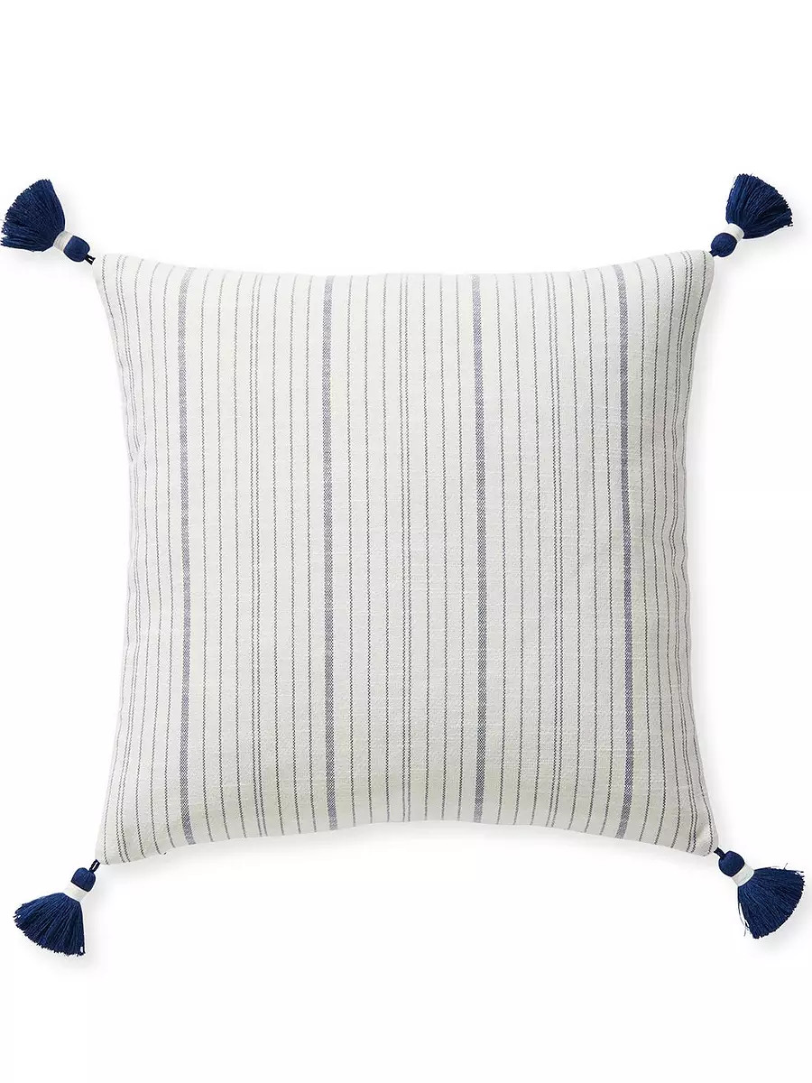 Surf Stripe Pillow Cover | Serena and Lily