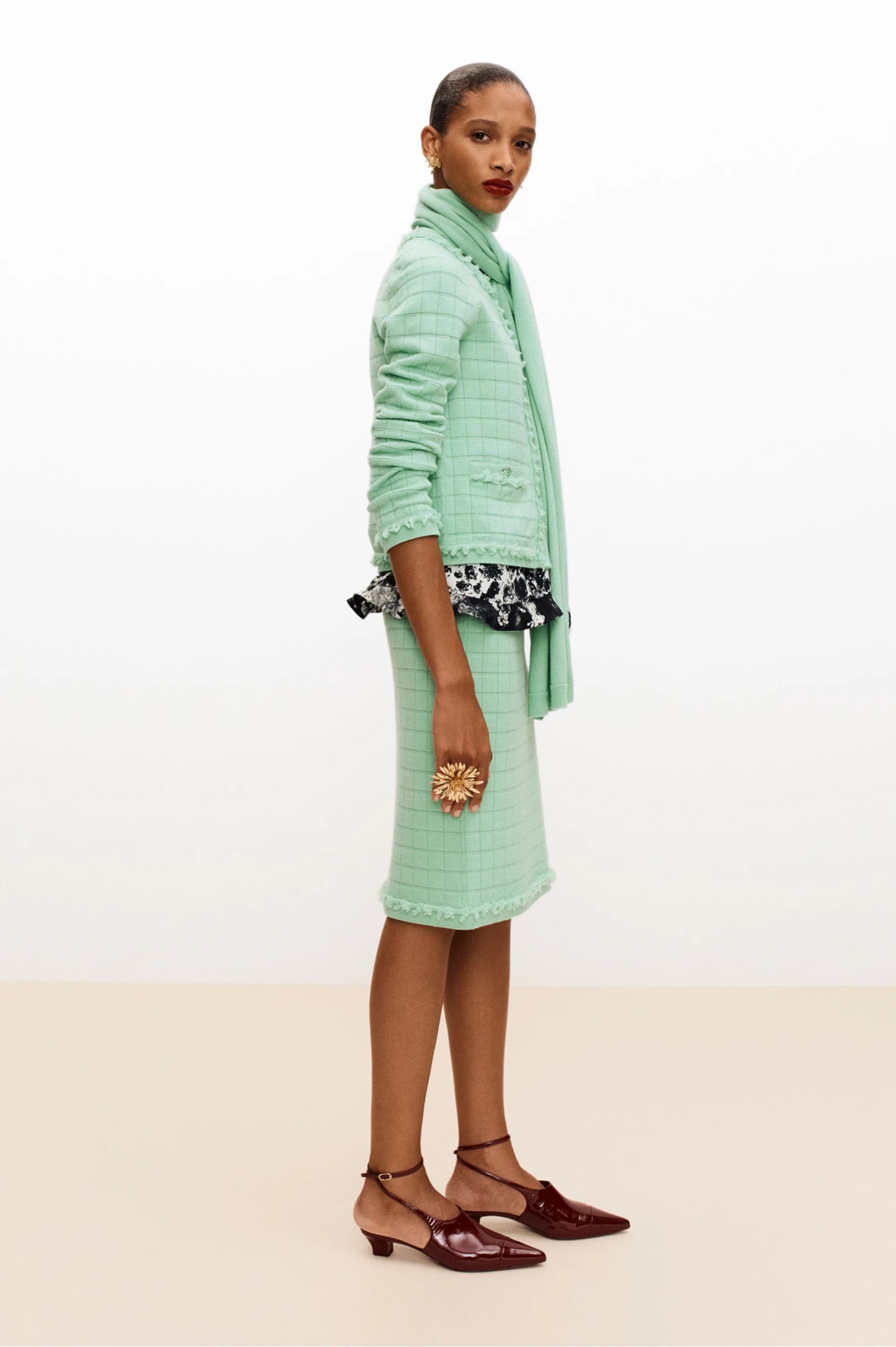 Jacket - Cashmere, light green — Fashion | CHANEL | Chanel, Inc. (US)