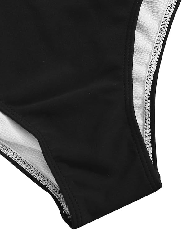 SweatyRocks Women's Bathing Suits One Shoulder Cutout One Piece Swimsuit Swimwear Monokini | Amazon (US)