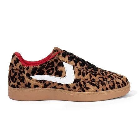 LUCKY STEP Classic Retro Fashion Sneakers Non Slip Casual Shoes,Leopard,Womens | Walmart (US)