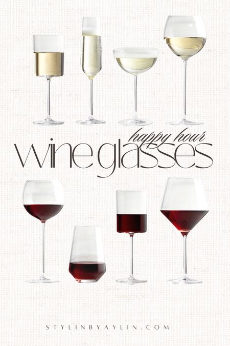 Happy hour, wine glasses, gift idea #StylinbyAylin 

#LTKstyletip #LTKSeasonal #LTKunder100