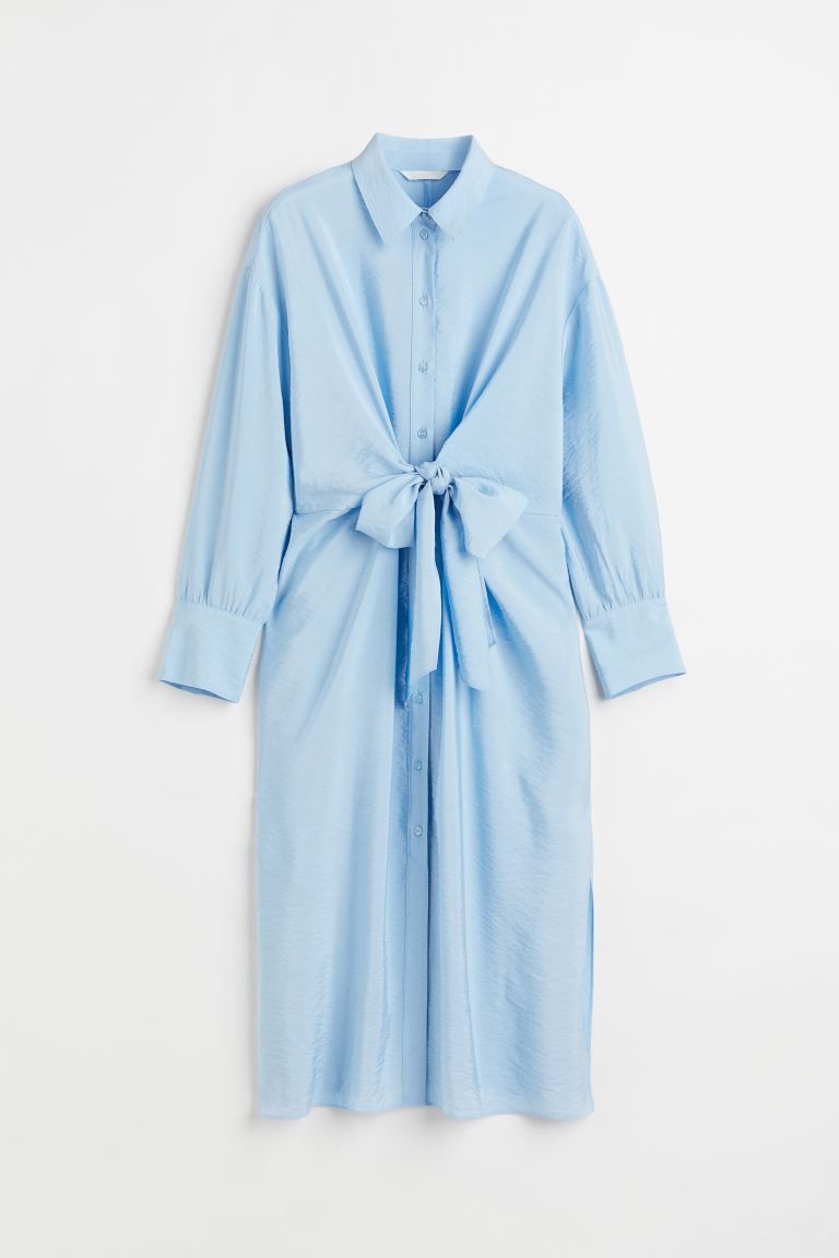 Tie-front Shirt Dress | H&M (US + CA)