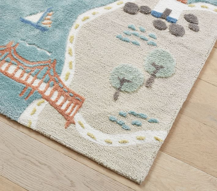 3-D Activity Town Play Rug | Pottery Barn Kids