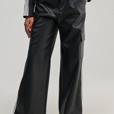 DONT TEST ME FAUX LEATHER TROUSER Current price: $59.90 USD / No reviews yet {"averageRating":"0","reviewCount":0} | AKIRA