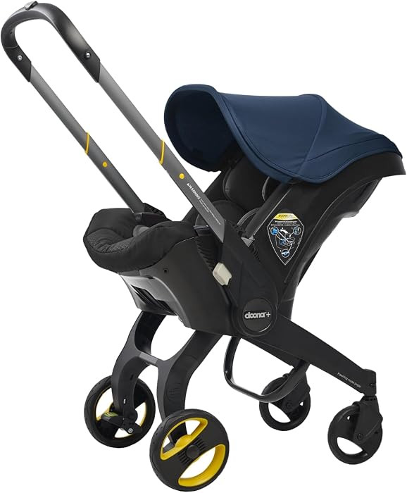 Doona Car Seat & Stroller, Deep Blue - All-in-One Travel System | Amazon (US)