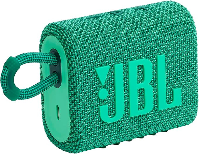 JBL Go 3 Eco - Portable Mini Bluetooth Speaker, big audio and punchy bass, IP67 waterproof and du... | Amazon (US)