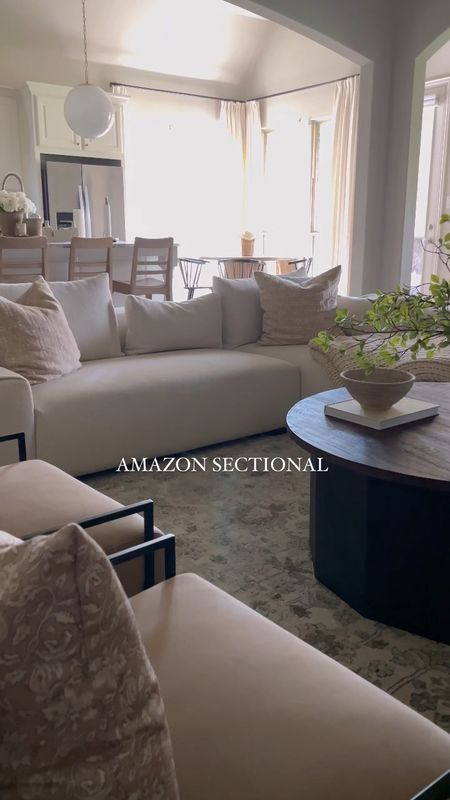Our amazon sectional is a best seller! 

Living room inspiration, home decor, our everyday home, console table, arch mirror, faux floral stems, Area rug, console table, wall art, swivel chair, side table, coffee table, coffee table decor, bedroom, dining room, kitchen,neutral decor, budget friendly, affordable home decor, home office, tv stand, sectional sofa, dining table, affordable home decor, floor mirror, budget friendly home decor, dresser, king bedding, oureverydayhome 

#LTKHome #LTKVideo #LTKFindsUnder100