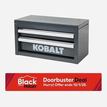 Kobalt Portable Mini Toolbox 10.83-in W x 5.91-in H x 5.91-in D 2 -Drawer Gray Steel Tool Box Low... | Lowe's