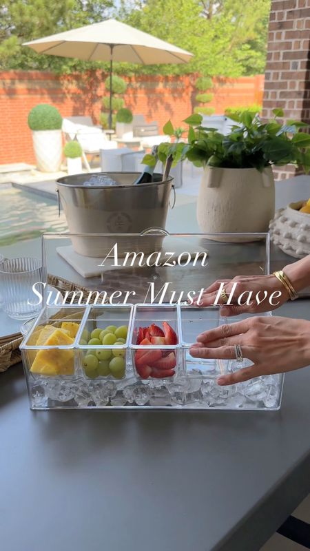 You need this condiment caddy for your next outdoor gathering! Use it for a mimosa bar, a summer brunch, or even all the fixings for your burger on your next grill out. Amazon find, Amazon outdoor must have, summer find, outdoor living, outdoor dining, fruit caddy. Mother’s Day, Mother’s Day brunch! 

#LTKhome #LTKunder50 #LTKFind

#LTKVideo #LTKFindsUnder50 #LTKHome