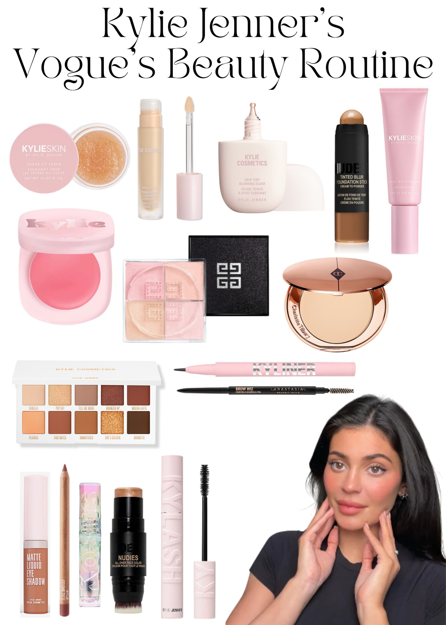 Beauty products Kylie Jenner used in her Vogue youtube video 

#LTKBeauty #LTKFindsUnder100 #LTKWatchNow