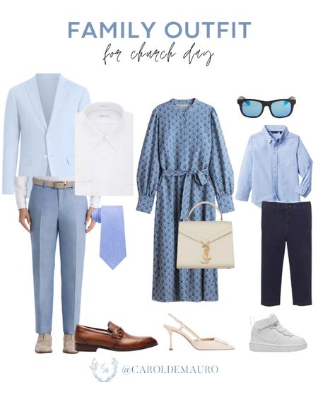 Grab these chic all-blue outfit ideas for the whole family that are perfect to wear for church day!
#familyphotoshoot #springstyle #mensfashion #kidsclothes #sundaysbest

#LTKSeasonal #LTKstyletip #LTKshoecrush