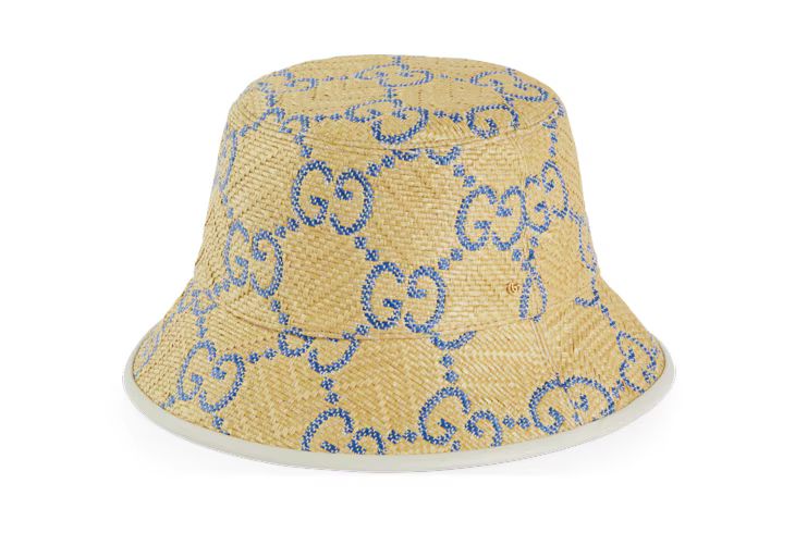 Gucci GG raffia effect bucket hat | Gucci (US)
