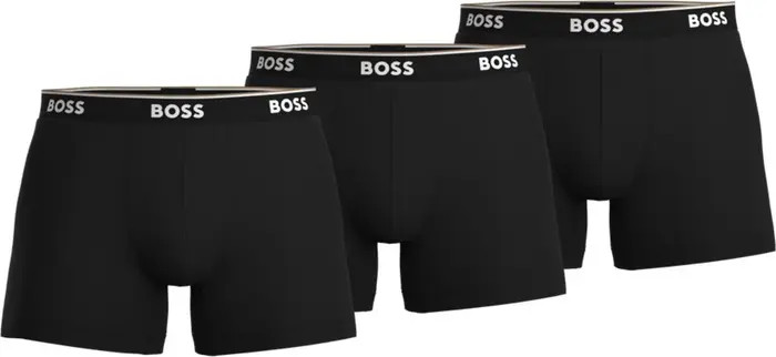 BOSS 3-Pack Power Stretch Cotton Boxer Briefs | Nordstrom | Nordstrom