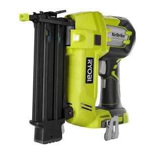 RYOBI ONE+ 18V Cordless AirStrike 18-Gauge Brad Nailer (Tool Only) with Sample Nails | The Home Depot