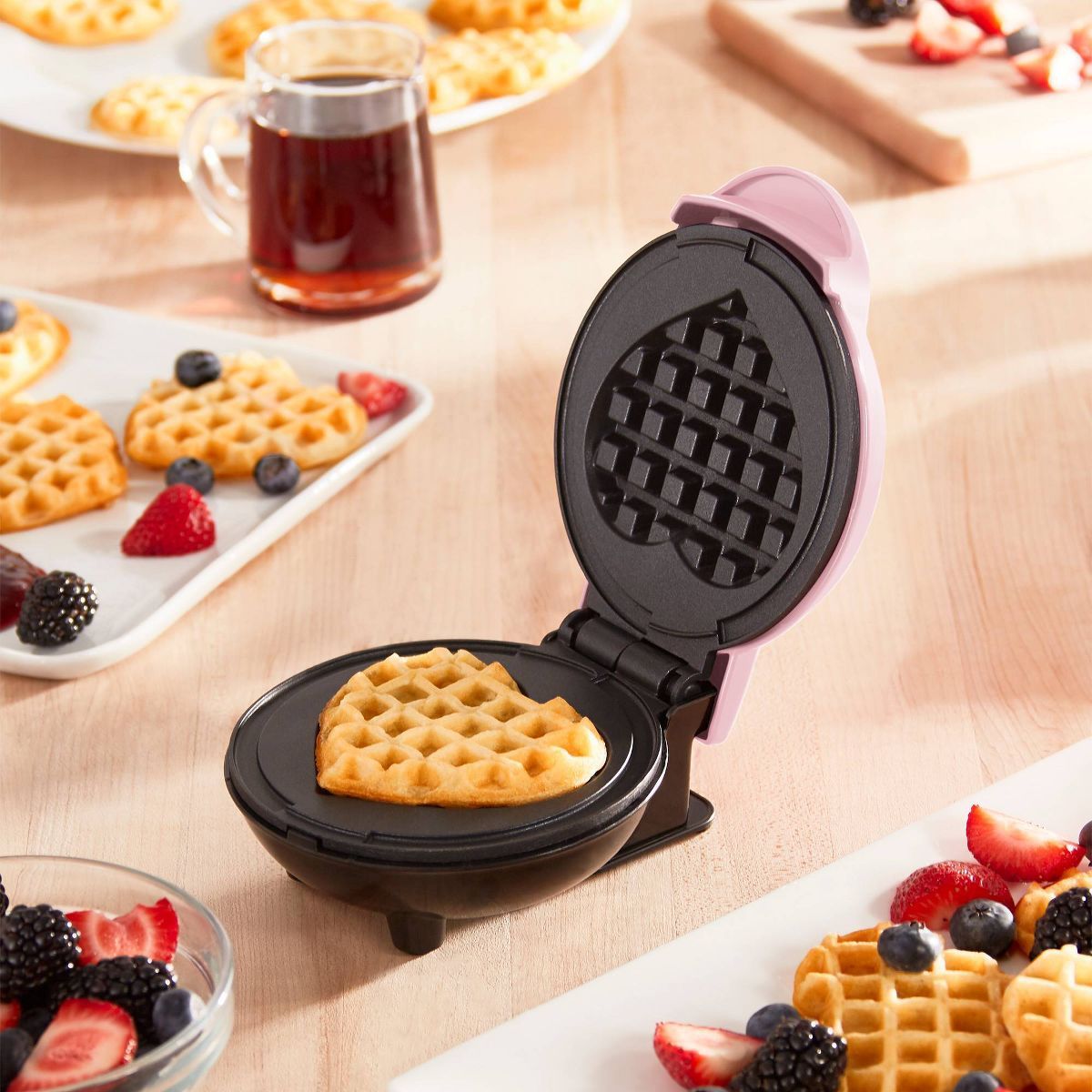 Dash Pink Heart Mini Waffle Maker | Target