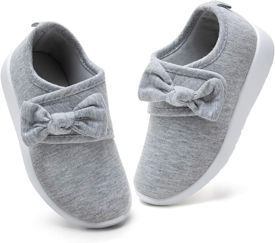 nerteo Toddler Girl Shoes Lightweight Slip On Sneakers for Kids | Amazon (US)
