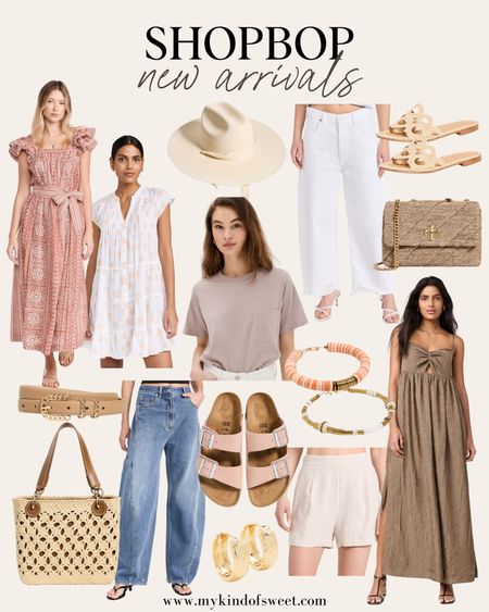 Summer new arrivals at Shopbop! I’m loving these layering bracelets, slide sandals, flows and casual sun dresses, and of course my favorite Birkenstocks in another color option! 

#LTKstyletip #LTKshoecrush #LTKSeasonal