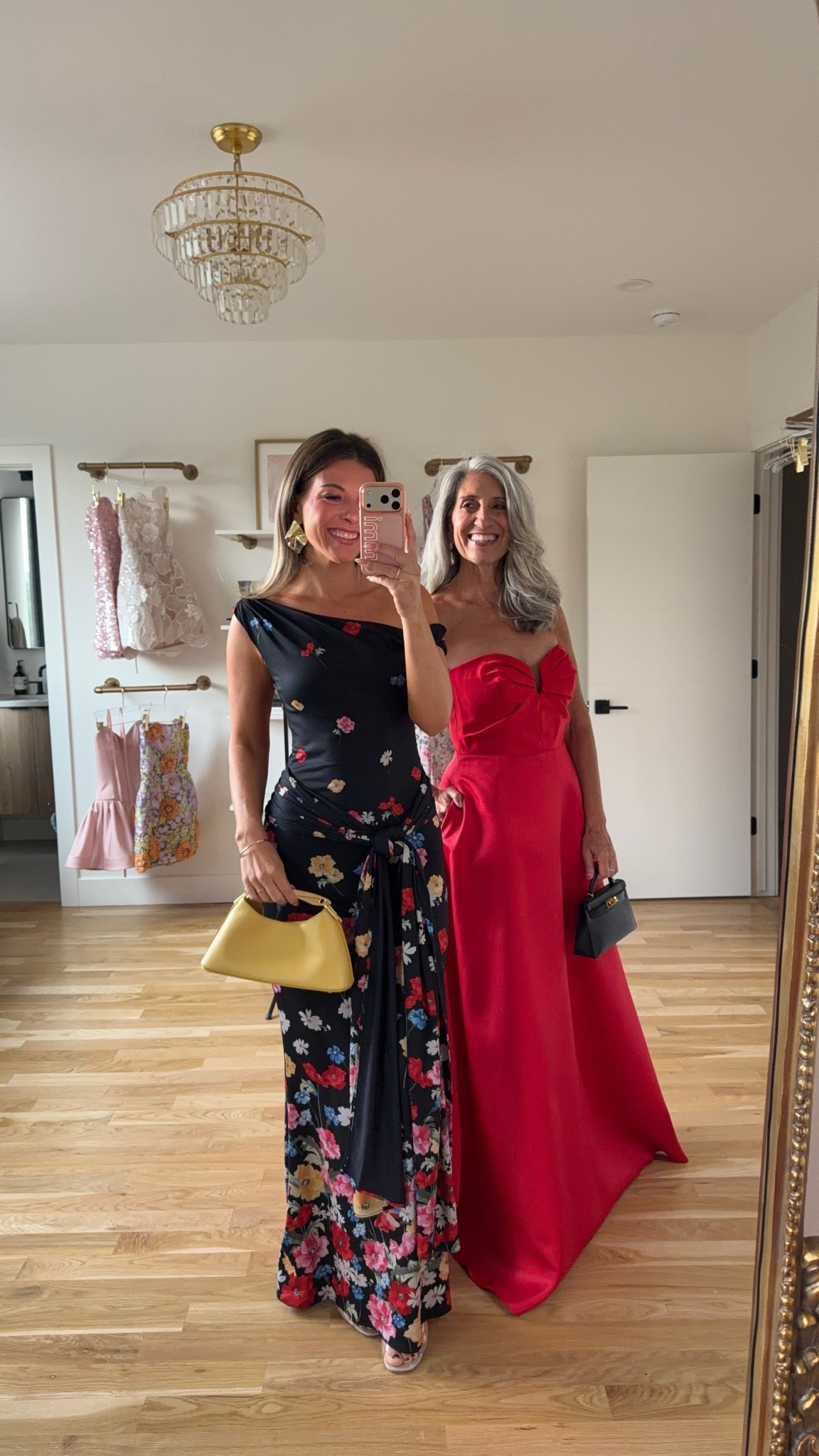 black floral maxi dress with an off-shoulder neckline and a tie detail, red satin strapless gown with sweetheart neckline mom and me formal wedding guest and mother of the bride dresses 💍

Revolve code: tulip

I’m 5’4” and wearing my usual small/2 in most
• sized down to xs

mom is 5’4” and wears a medium/6

summer wedding guest dresses, wedding guest dresses, cocktail dresses, semi-formal dresses, black tie wedding guest dresses, destination wedding guest dresses, garden party dresses, wedding guest outfit ideas, mom & me outfits, mom & me dresses, matching outfits, mother daughter outfits, family photo outfits, wedding guest dresses, mother of the bride, mother of the groom, wedding guest outfit ideas

#LTKWedding #LTKU #LTKgrwm