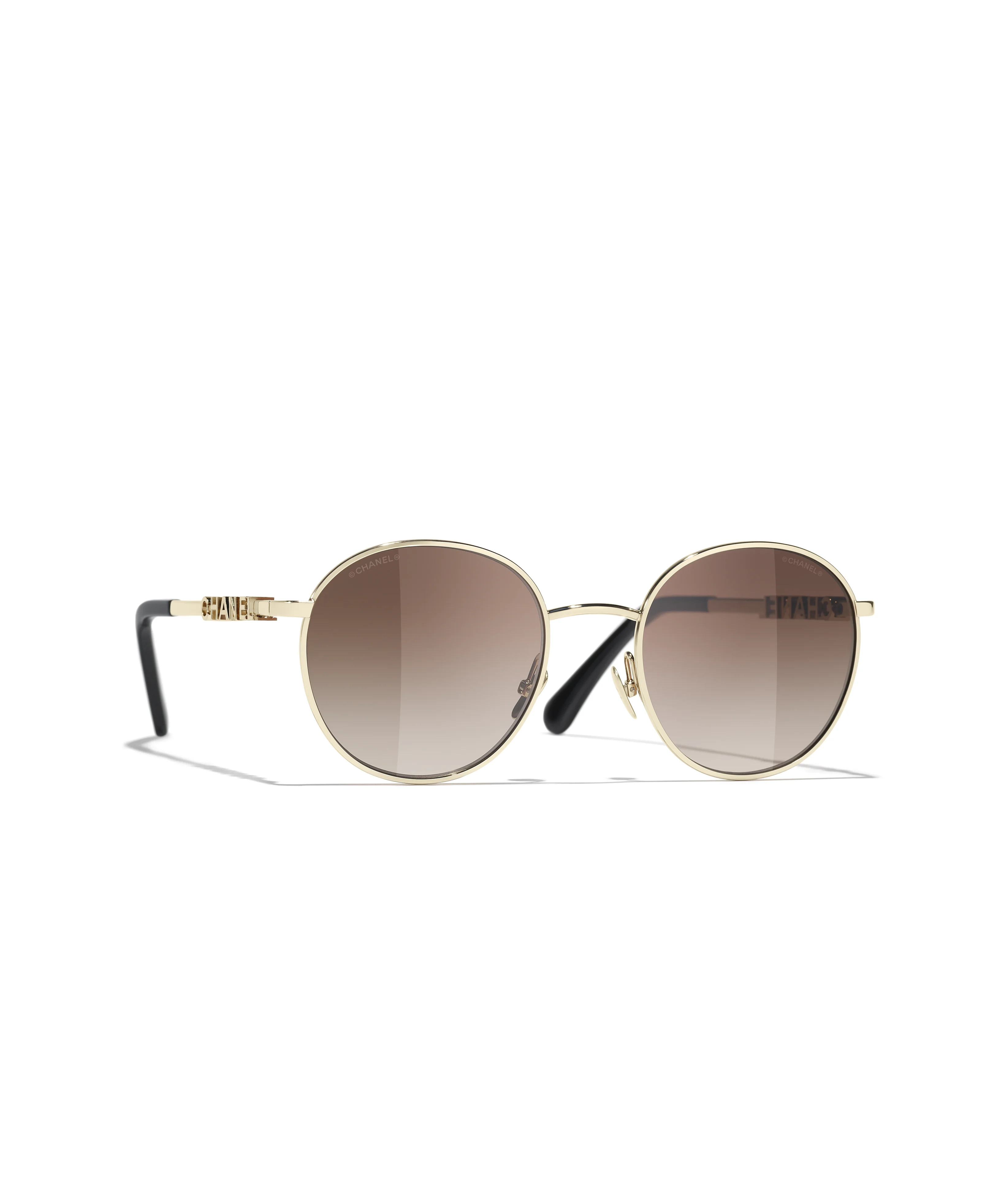 CHANEL Sunglasses: Pantos Sunglasses, metal — Fashion | CHANEL | Chanel, Inc. (US)