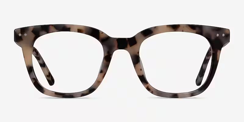 Romy Square Ivory Tortoise Full Rim Eyeglasses | Eyebuydirect | EyeBuyDirect.com