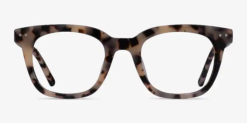 Romy Square Ivory Tortoise Glasses for Women | Eyebuydirect | EyeBuyDirect.com