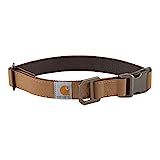 Carhartt Journeyman Dog Collar, Premium Rugged Construction Pet Collar, Carhartt Brown, Large | Amazon (US)