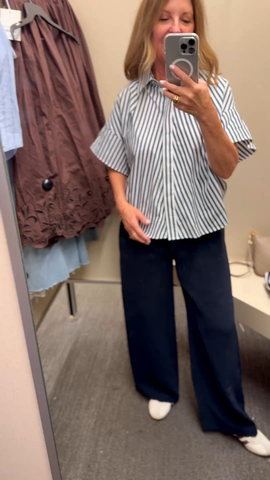 Cute Rag & Bone top from the Nordstrom Rack.

Clear the Rack is going on now. 

The top is relaxed & fits tts.

#LTKOver40 #LTKootd #LTKSaleAlert