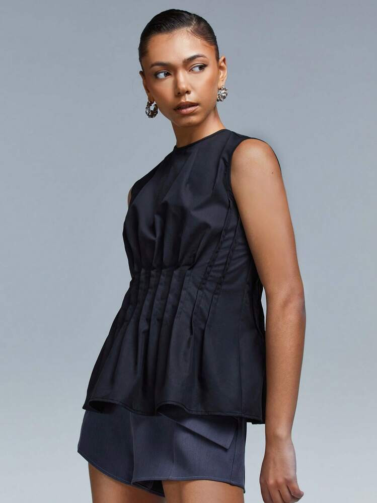 Pleated Top | SHEIN