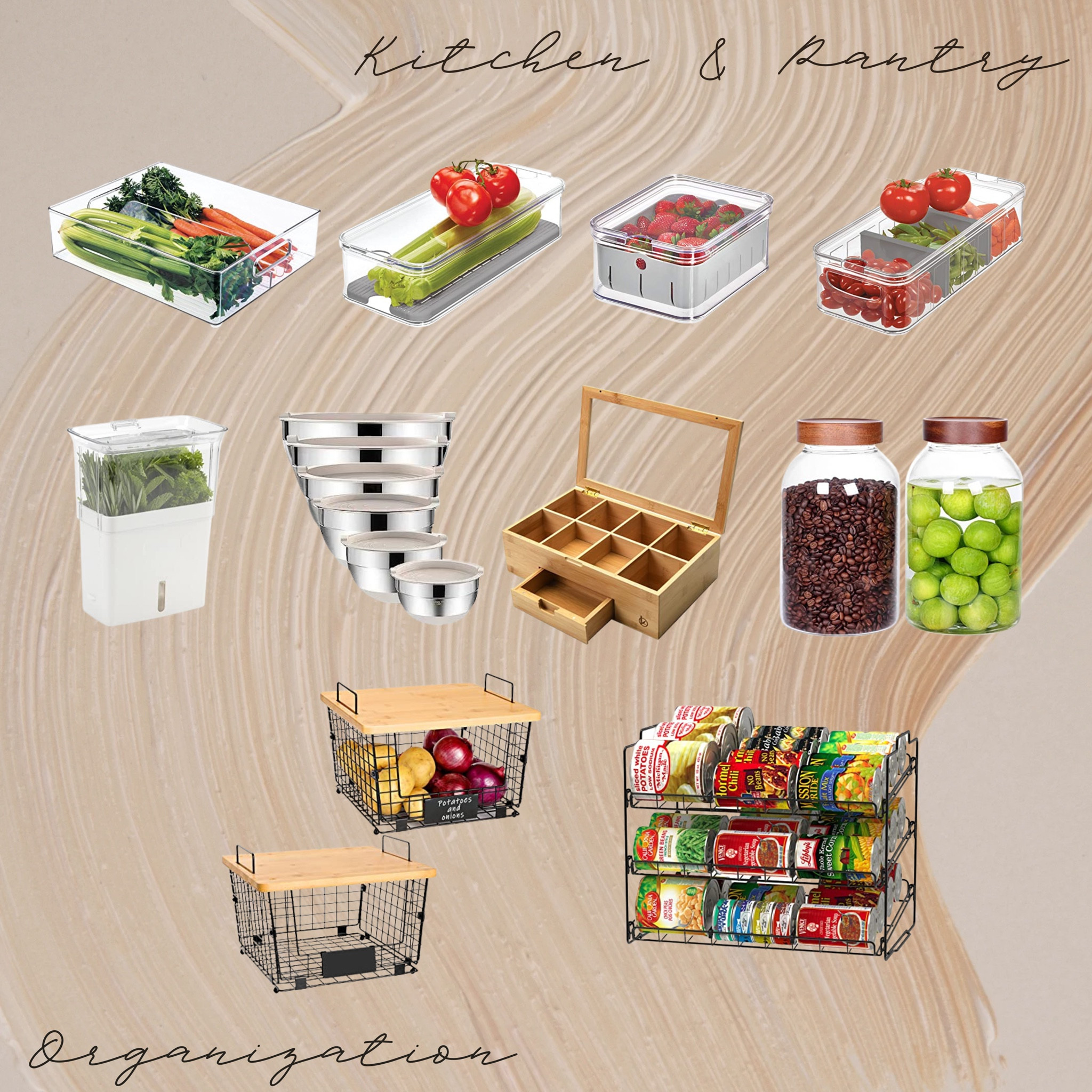 Kitchen organizers on Amazon 