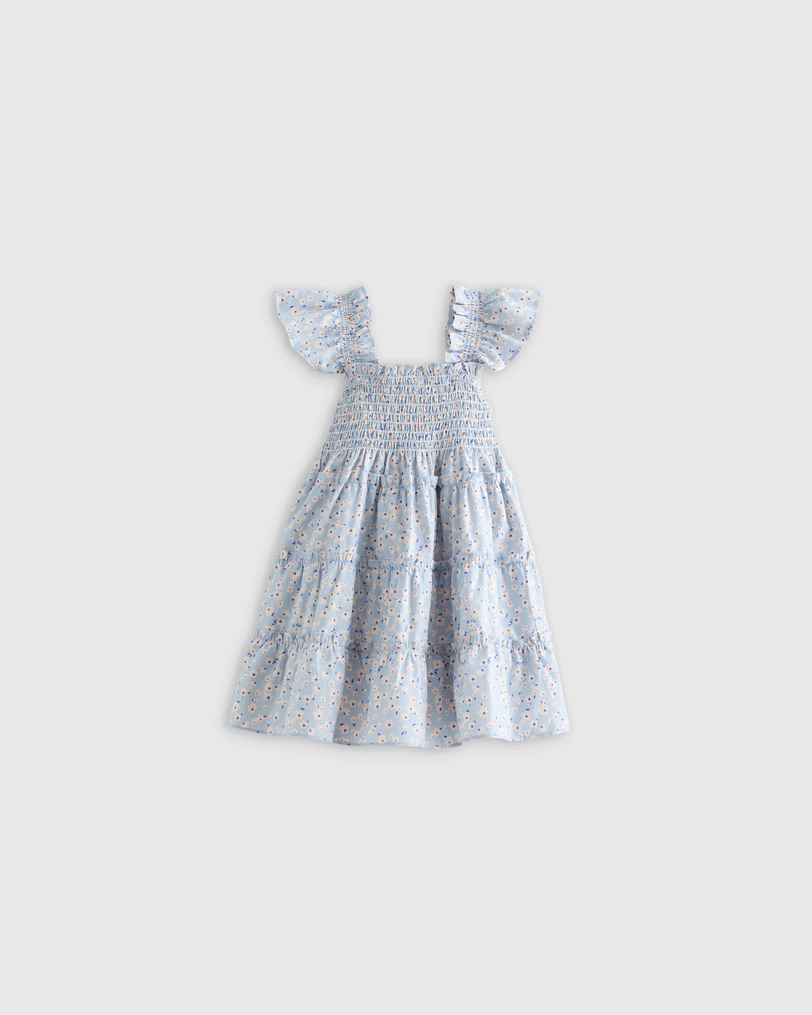 Quince | Poplin Smocked Dress Baby Girl in Black, Size 18-24M, Cotton | Quince