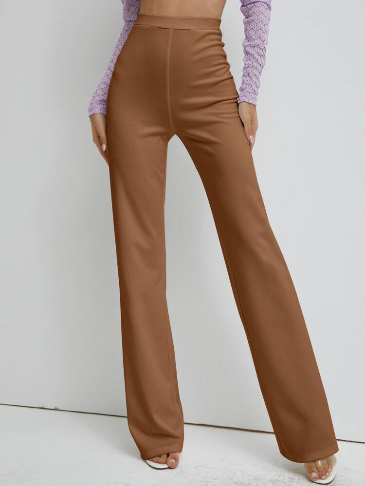 High Waist Straight Leg Pants | SHEIN