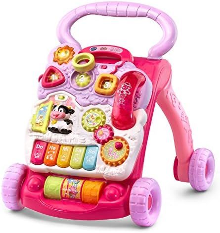 VTech Sit-to-Stand Learning Walker (Frustration Free Packaging), Pink | Amazon (US)