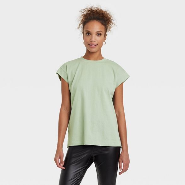Women&#39;s Short Sleeve T-Shirt - A New Day&#8482; Light Green XS | Target
