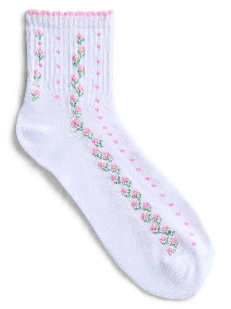 No Boundaries Ankle Socks, 3-Pack, Women's, Size 4-10 | Walmart (US)
