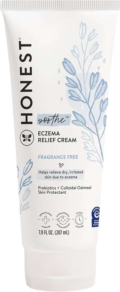 The Honest Company Eczema Soothing Therapy Cream + Skin Protectant | Naturally Derived, Gentle fo... | Amazon (US)