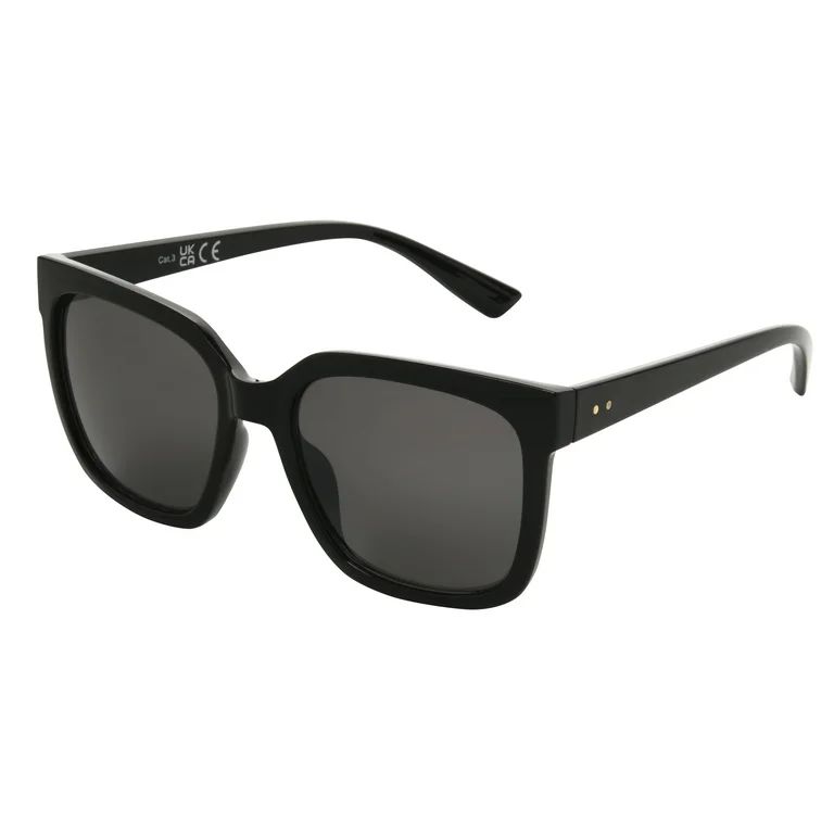Foster Grant Women's Oversized Fashion Sunglasses Black | Walmart (US)