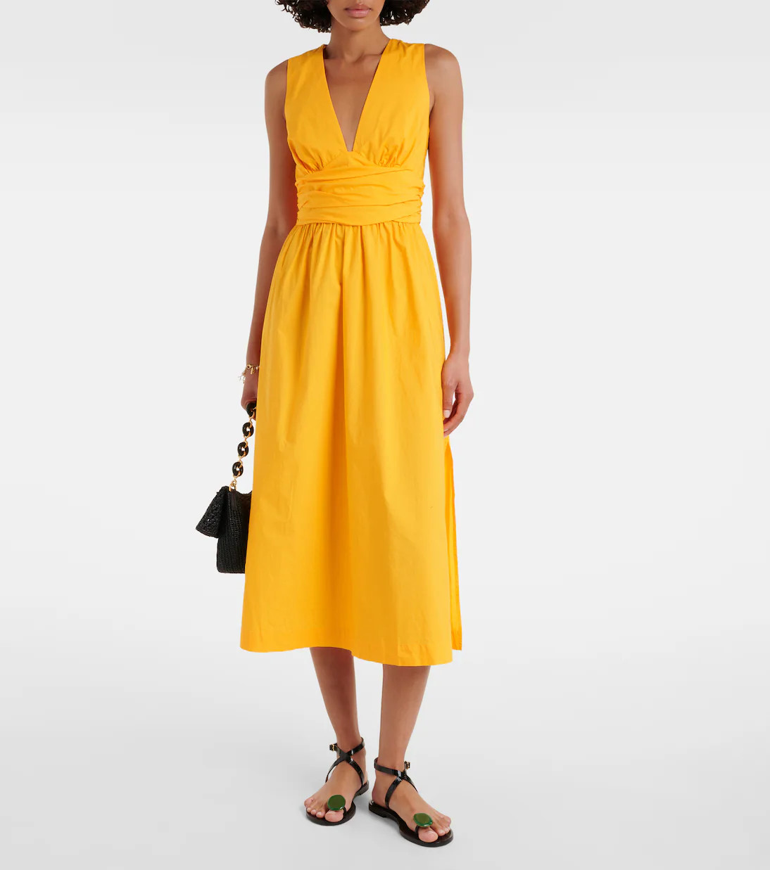 Mimosa cotton midi dress | Mytheresa (UK)