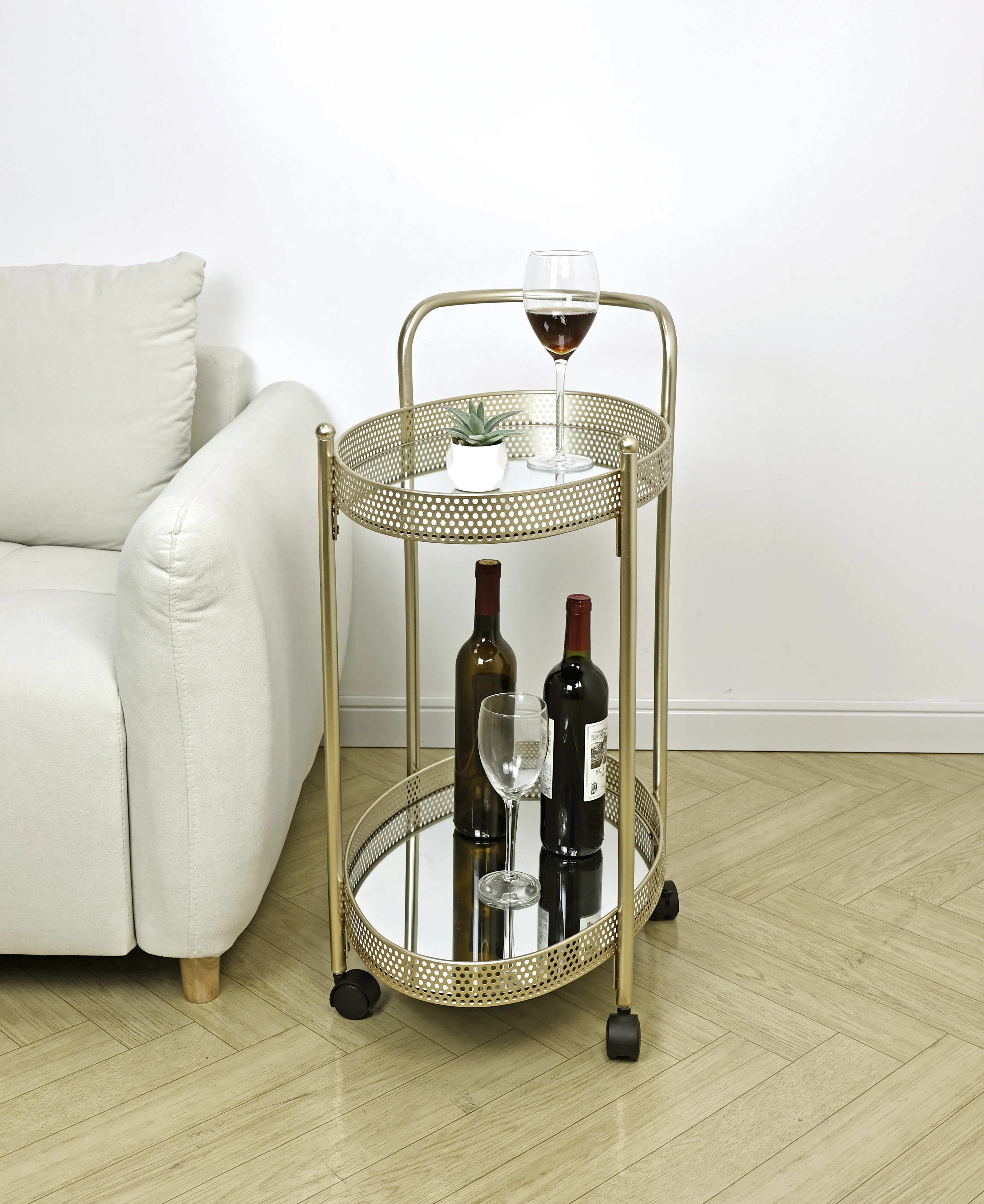 Everton Metal Bar Cart | Wayfair UK
