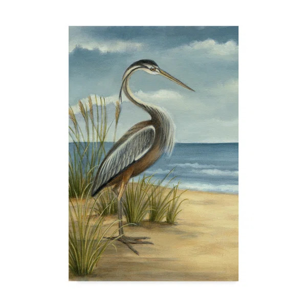 'Shore Bird I' Acrylic Painting Print on Wrapped Canvas | Wayfair North America