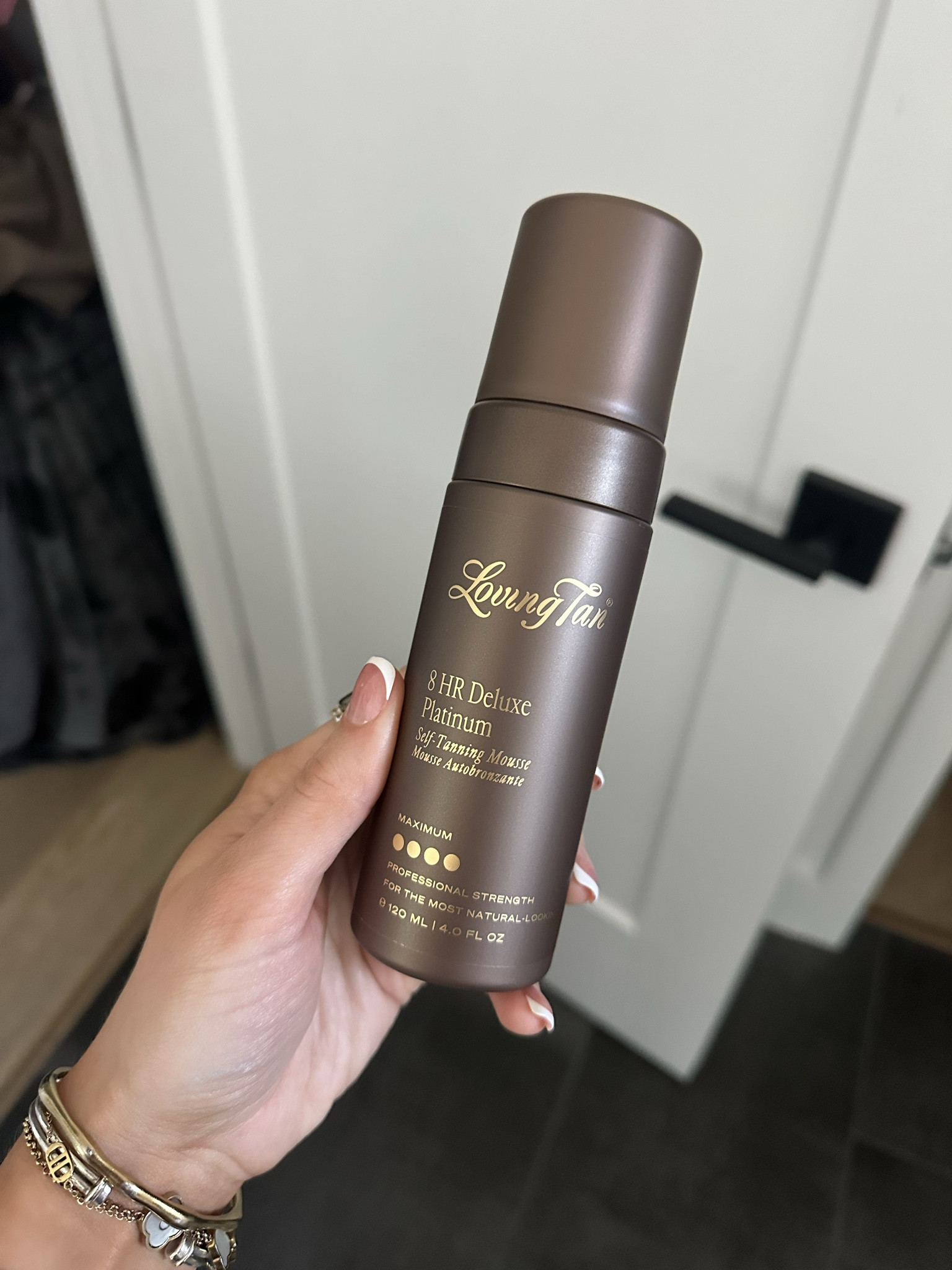 Loving Tan 8 HR Deluxe Platinum Self-Tanning Mousse creates the deepest, darkest, natural-looking, streak-free tan; color guide can be rinsed off in 8 hours.

#LTKBeauty #LTKselfcare #LTKgrwm