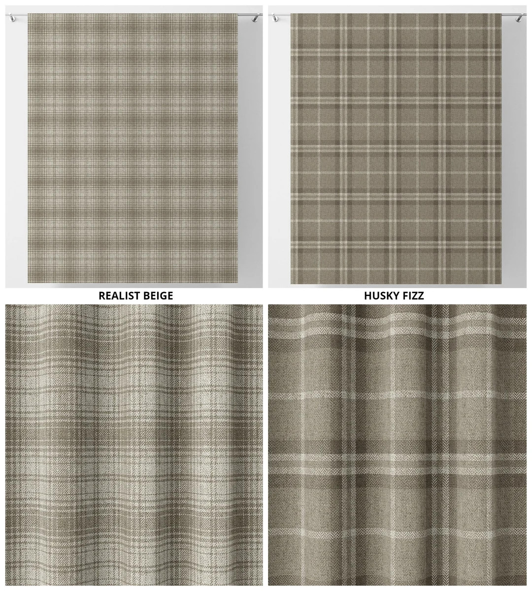 Checkered Plaid Roman Shades. 11 Options. Custom Window Blinds for Living, Bedroom, Nursery, Offi... | Etsy (US)