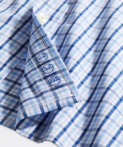 Classic Fit Check On-The-Go Shirt in Performance brrr° | vineyard vines