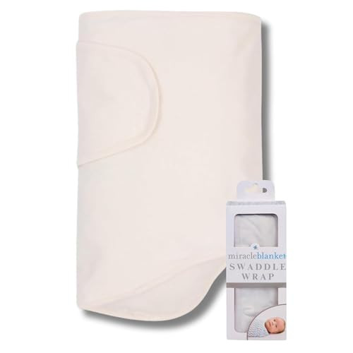 Miracle Blanket Swaddle Wrap, Baby Swaddle for Newborns, Natural Beige | Amazon (US)