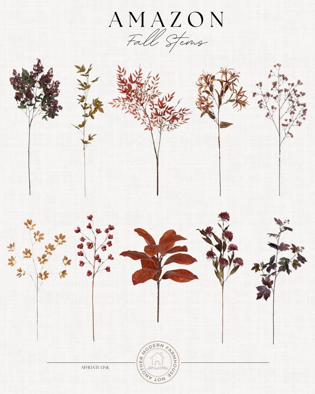 Fall stems that will refresh your home for the new season.

Home decor, looks for less, fall decor, neutral fall home

#LTKSaleAlert #LTKHome #LTKSeasonal