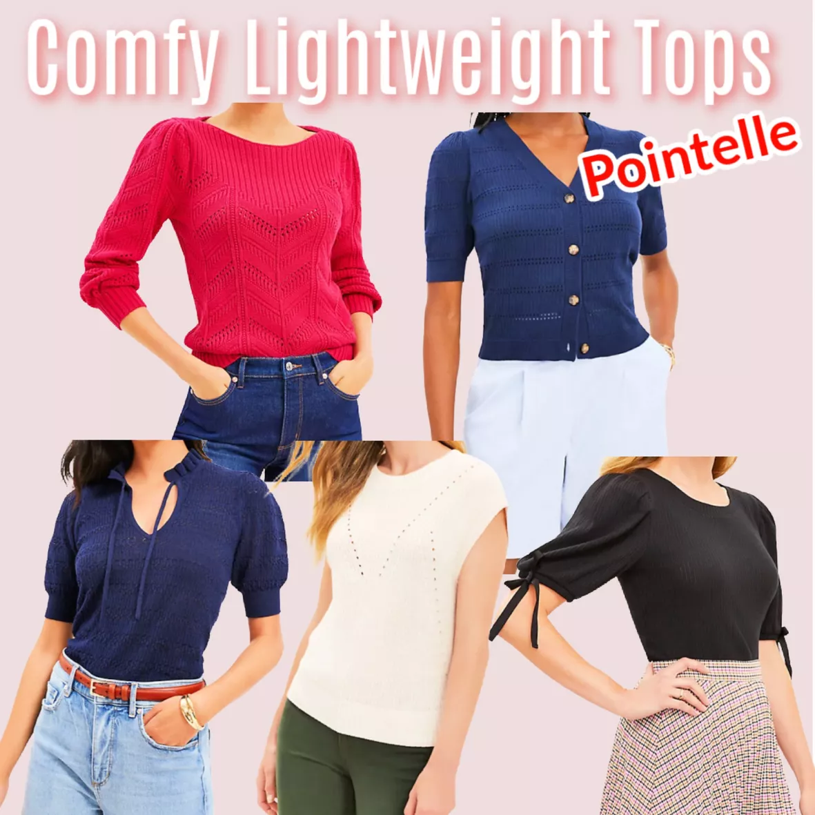 Women's Square Neck Pointelle … curated on LTK