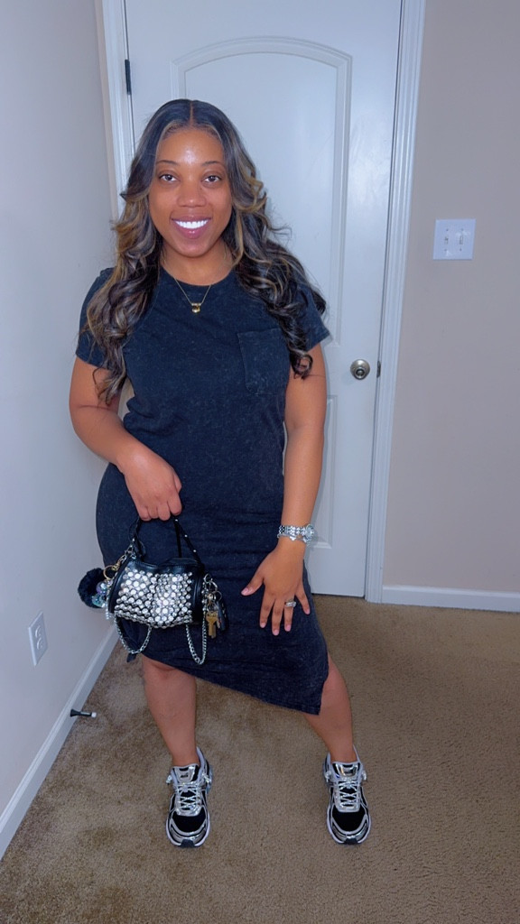 @walmart clearance is top tier! I found this cute and comfortable tshirt dress for Only $3!! Talk about fashion meets affordability🥰. I’m wearing a sz: Med. They have this dress in different colors as well😉

#LTKSaleAlert #LTKootd #LTKgrwm
